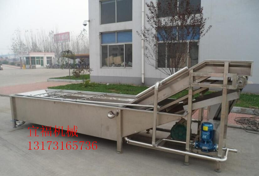 不銹鋼氣泡噴淋海產(chǎn)品清洗機圖片/不銹鋼氣泡噴淋海產(chǎn)品清洗機樣板圖 (3)