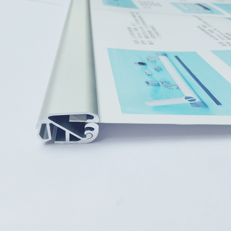 廠家供應鋁合金掛畫軸商場超市吊旗桿掛畫桿鋁合金蘋果夾紙器夾布