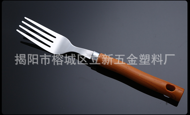 木紋柳樹柄刀叉勺套裝圖片/木紋柳樹柄刀叉勺套裝樣板圖 (2)