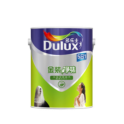 dulux漆 多樂士乳膠漆金裝凈味五合一超低VOC內(nèi)墻漆/鄭州周邦商貿(mào)有限公司 多樂士乳膠漆金裝內(nèi)墻漆