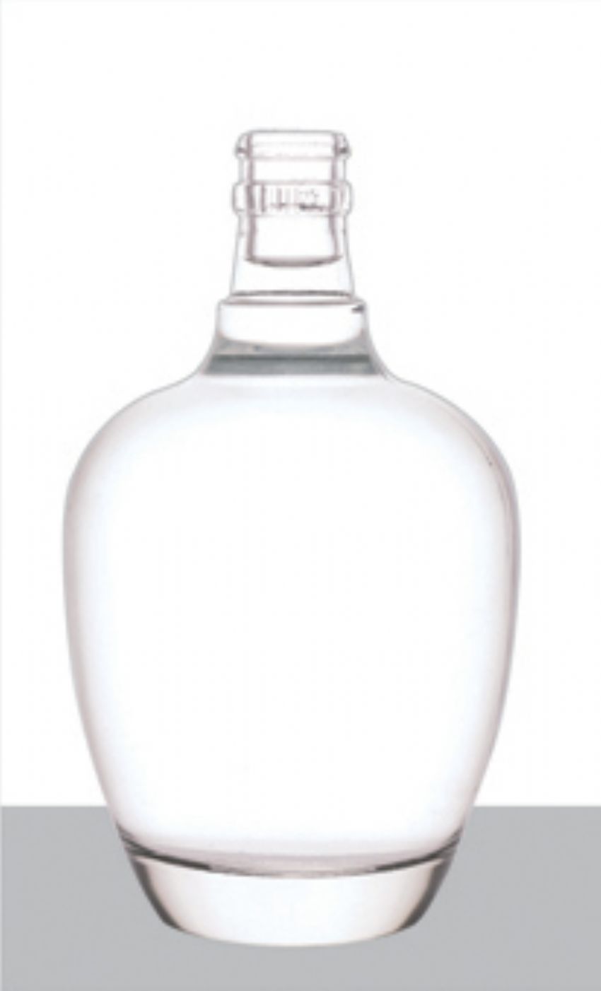 晶白料玻璃酒瓶圖片/晶白料玻璃酒瓶樣板圖 (4)