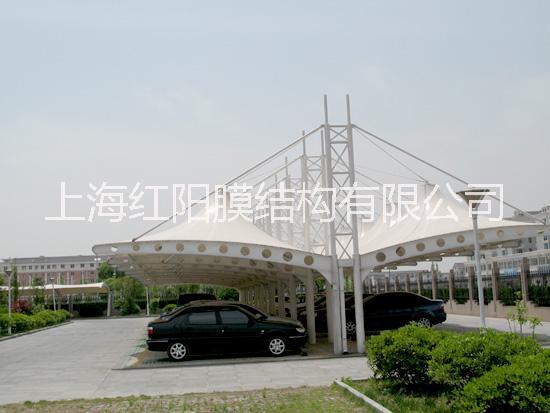 膜結(jié)構(gòu)車棚圖片/膜結(jié)構(gòu)車棚樣板圖 (2)