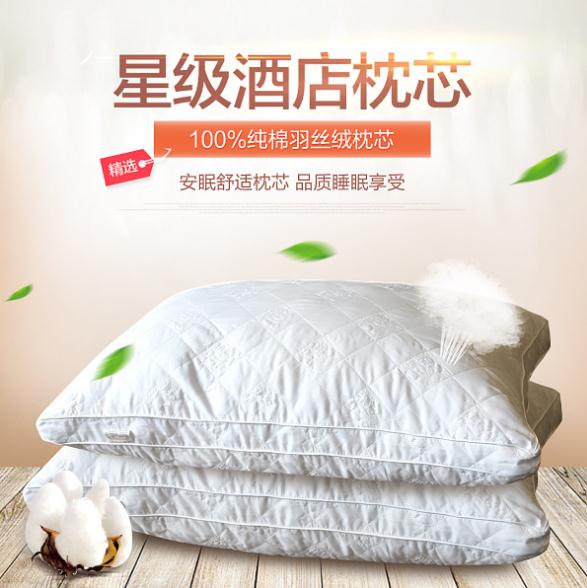 羽絲單人素色枕圖片/羽絲單人素色枕樣板圖 (2)