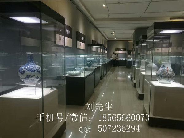 博物馆防爆玻璃大型背柜通柜展柜图片/博物馆防爆玻璃大型背柜通柜展柜样板图 (2)