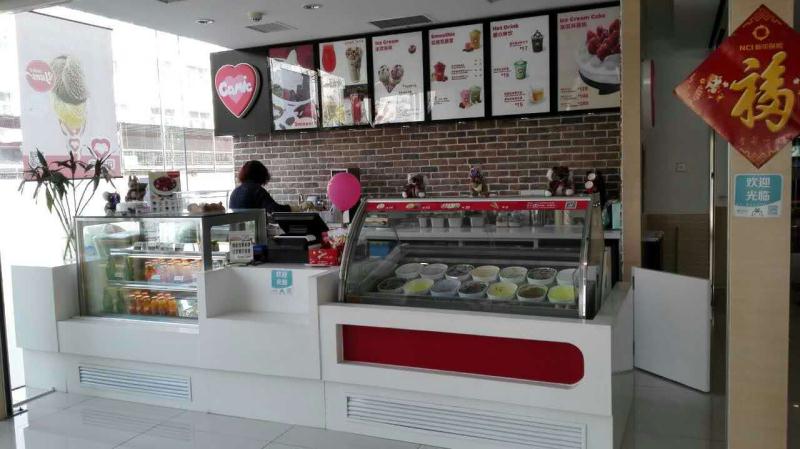 定制蛋糕展示柜圖片/定制蛋糕展示柜樣板圖 (2)