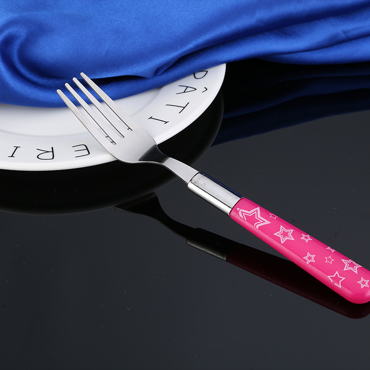 印刷五角星柄刀叉勺套裝圖片/印刷五角星柄刀叉勺套裝樣板圖 (4)