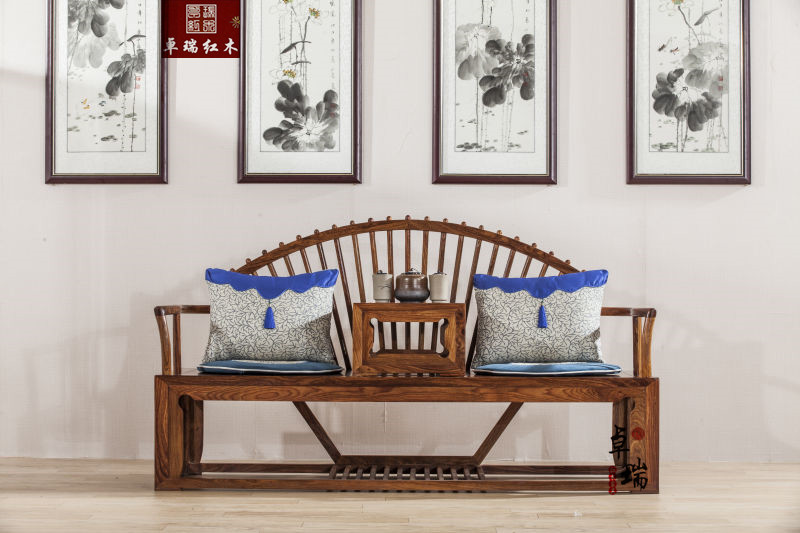 東陽廠家非洲花梨木扇形休閑椅*紫檀休閑椅臥室擺放椅 東陽廠家非洲花梨木扇形休閑椅 浙江東陽新中式貴妃榻生產(chǎn)廠家批發(fā)