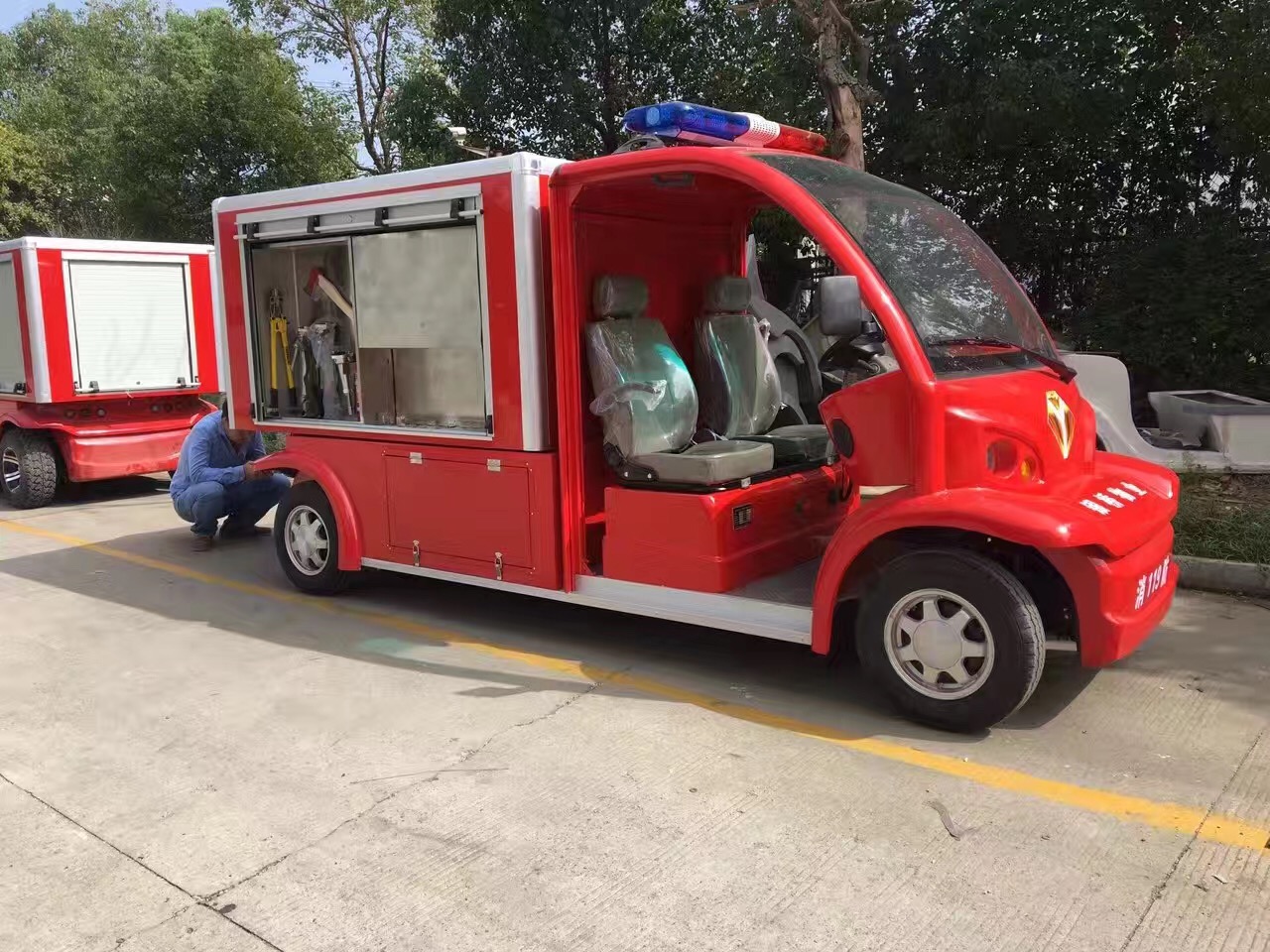 電瓶消防車圖片