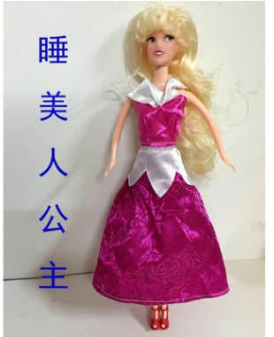 睡美人白雪公主雙人時尚精美套裝禮盒 芭芘巴比娃娃搪膠公仔批發(fā) 睡美人白雪公主雙人套裝禮盒