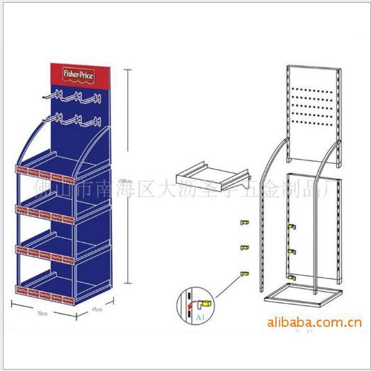貼紙掛鉤展示架圖片/貼紙掛鉤展示架樣板圖 (2)