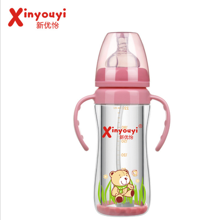 防摔玻璃奶瓶圖片/防摔玻璃奶瓶樣板圖 (1)