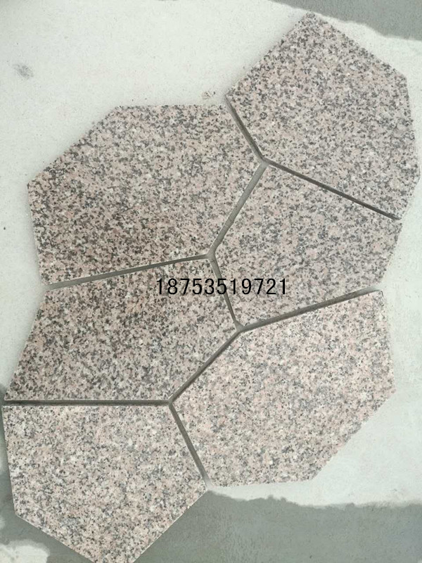 石島紅碎拼石材圖片/石島紅碎拼石材樣板圖 (3)