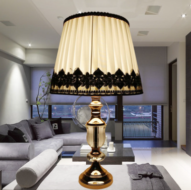 床頭燈  臥室水晶臺(tái)燈 復(fù)古水晶臺(tái)燈 歐式復(fù)古水晶臺(tái)燈