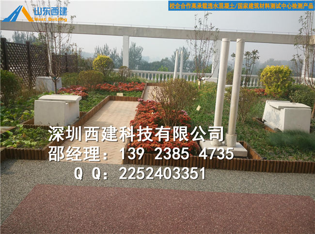 彩色透水膠結(jié)劑圖片