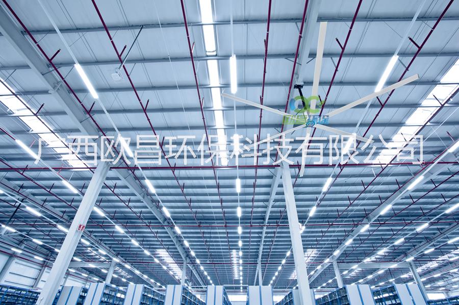 廣西倉儲物流降溫工業(yè)大型吊扇圖片