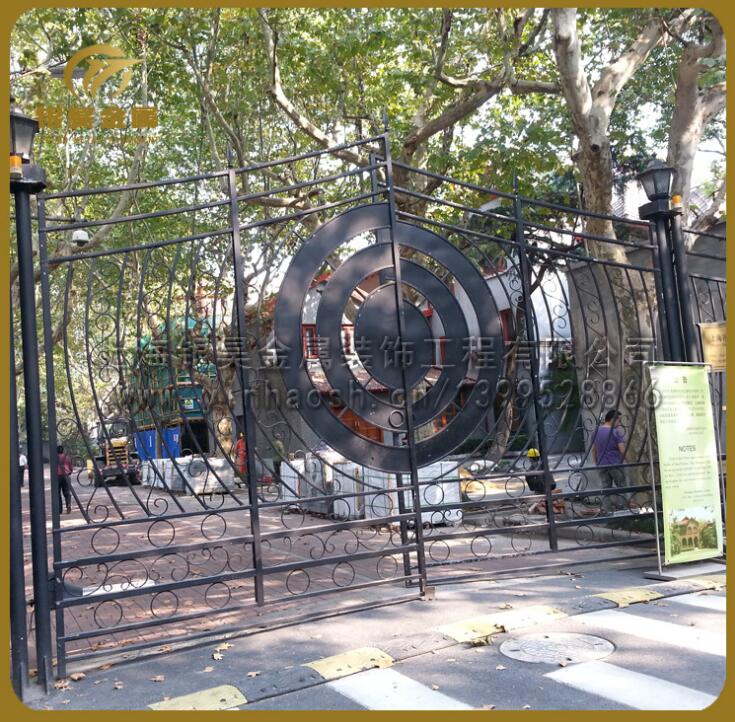 電動(dòng)鐵藝大門(mén)圖片/電動(dòng)鐵藝大門(mén)樣板圖 (1)