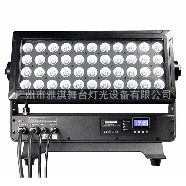供應(yīng)yakay/雅淇燈光 40*10W LED洗墻燈/LED泛光燈/舞臺天幕燈/體育館、劇院