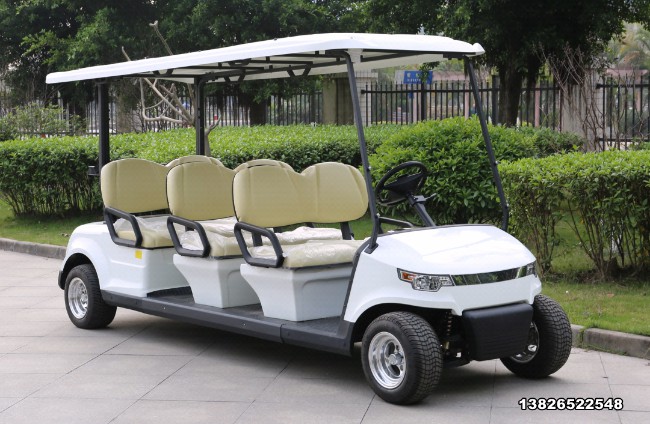 6座優(yōu)步電動高爾夫球車圖片