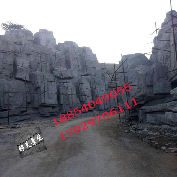 水泥假山、假山大門制作圖片/水泥假山、假山大門制作樣板圖 (2)