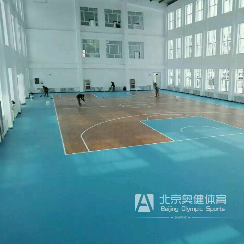 奧茵pvc運(yùn)動地板戶外室內(nèi)卷材地膠廠家直銷