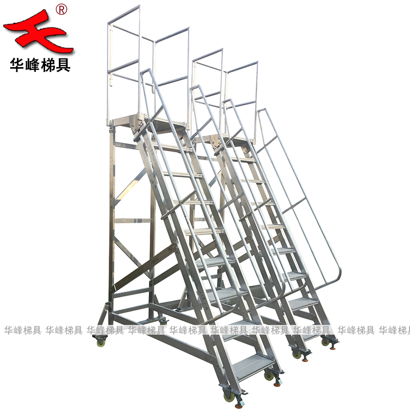 移動(dòng)平臺(tái)梯登高梯倉(cāng)庫(kù)貨架梯子移動(dòng)梯超市上貨梯家用移動(dòng)平臺(tái)梯登高車