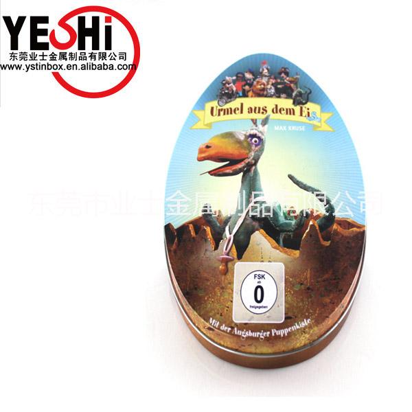 塘廈制罐廠定做馬口鐵CD盒|橢圓形CD盒|異形CD鐵盒|DVD鐵盒