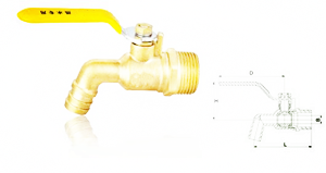 黃銅熱水嘴洗衣機水咀水龍頭