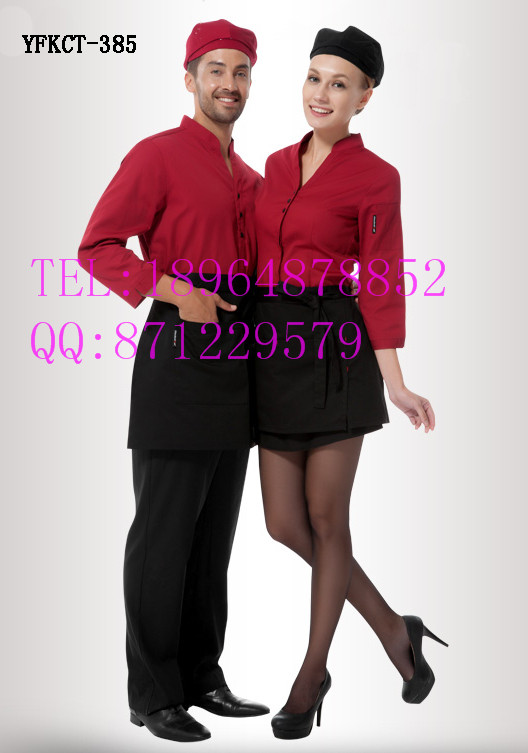 服務(wù)員工作服圖片/服務(wù)員工作服樣板圖 (4)
