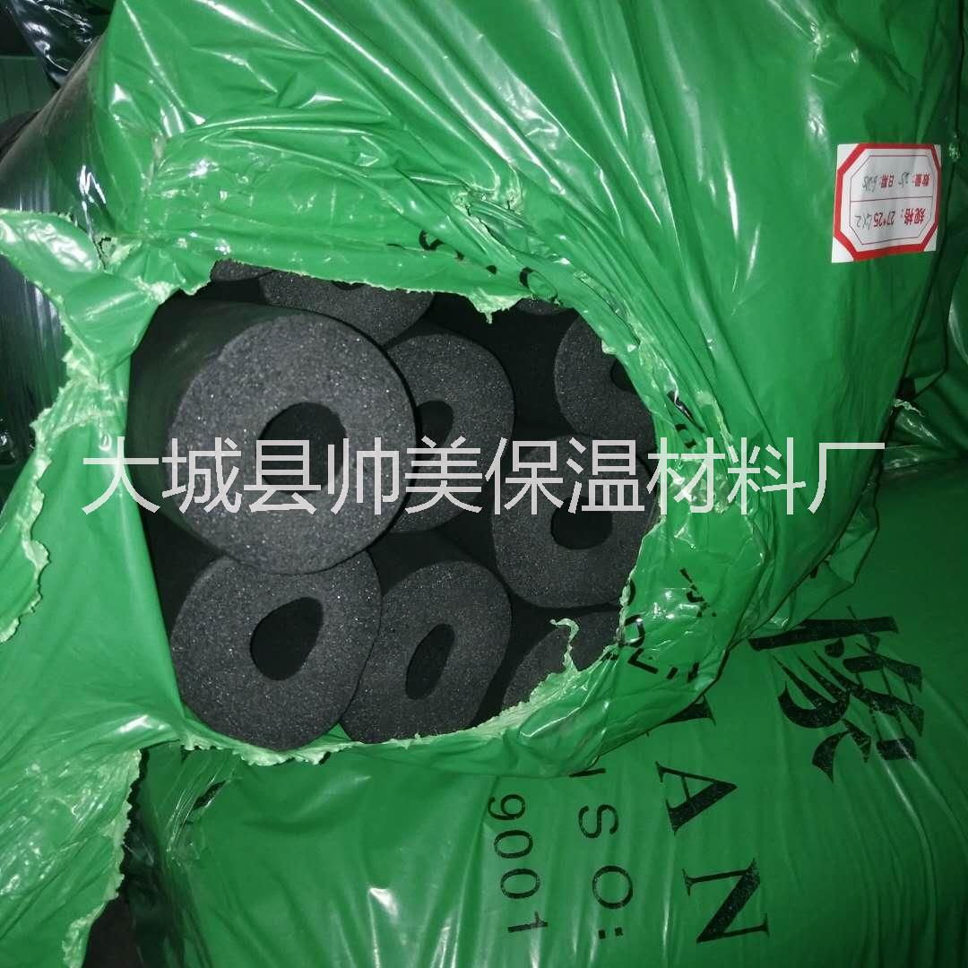 橡塑管阻燃铝箔橡塑保温管 橡塑保温隔热管图片