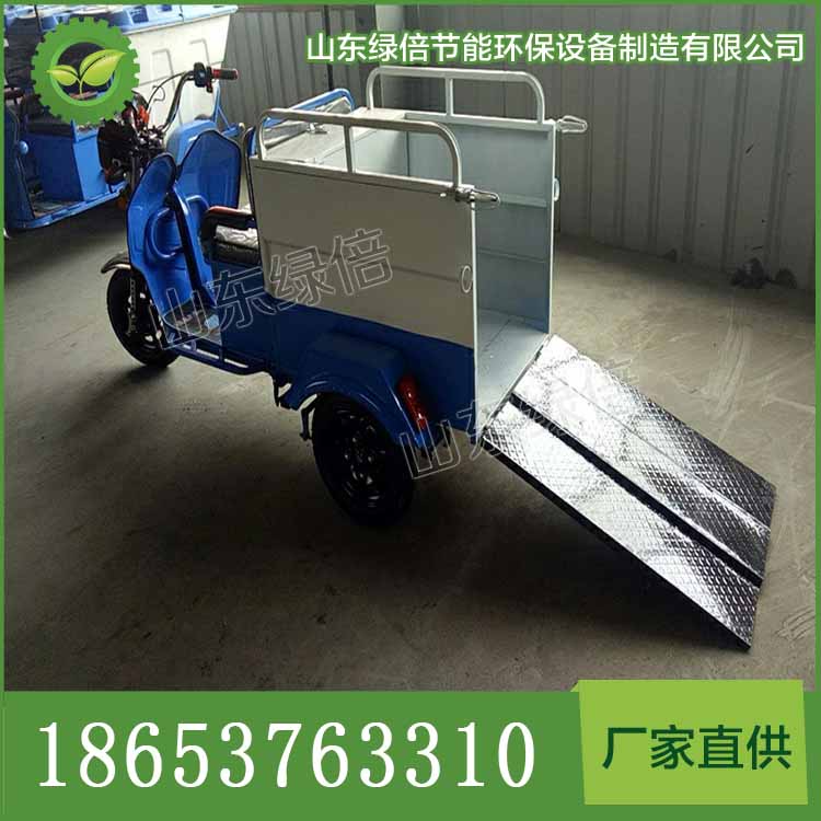 山東供應(yīng)電動(dòng)三輪單桶車?yán)嚤嵻嚴(yán)占?40升塑料垃圾桶