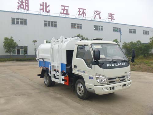 福田側(cè)裝掛桶式對接垃圾車圖片/福田側(cè)裝掛桶式對接垃圾車樣板圖 (1)