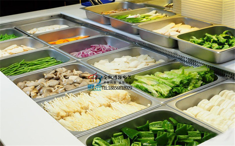 風(fēng)冷自助餐展示臺(tái)圖片