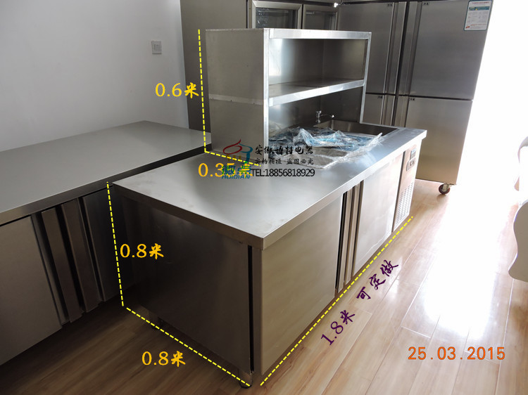 厂家直销供应奶茶柜饮吧操作台奶茶店工作台保鲜操作台