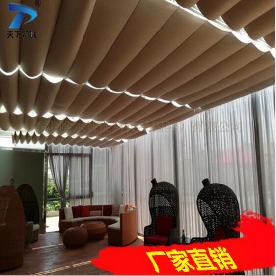 佛山智能電動天棚簾圖片