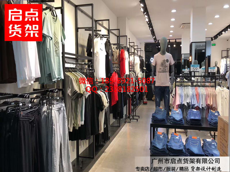 HM男装品味时尚魅力一体的服装货架品牌 快时尚男装货架