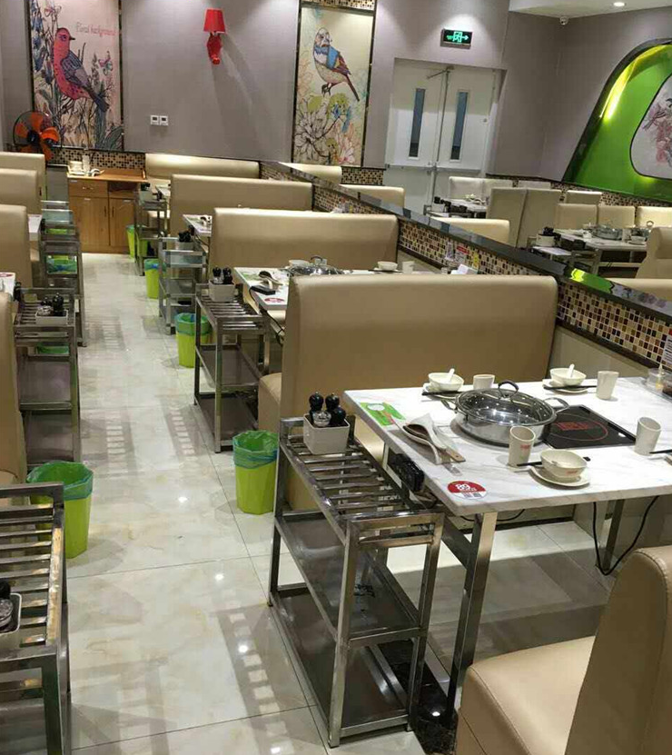 定做大理石火鍋店桌子電磁爐一體圖片/定做大理石火鍋店桌子電磁爐一體樣板圖 (3)