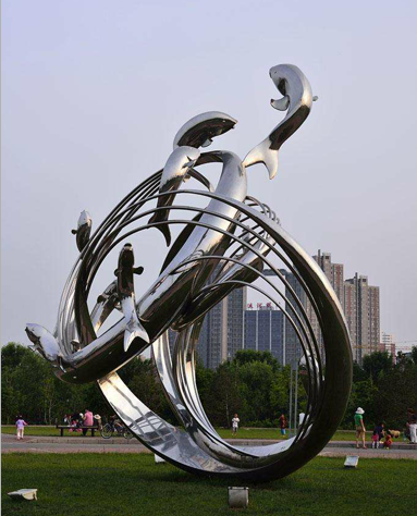 廣場不銹鋼雕塑圖片/廣場不銹鋼雕塑樣板圖 (4)