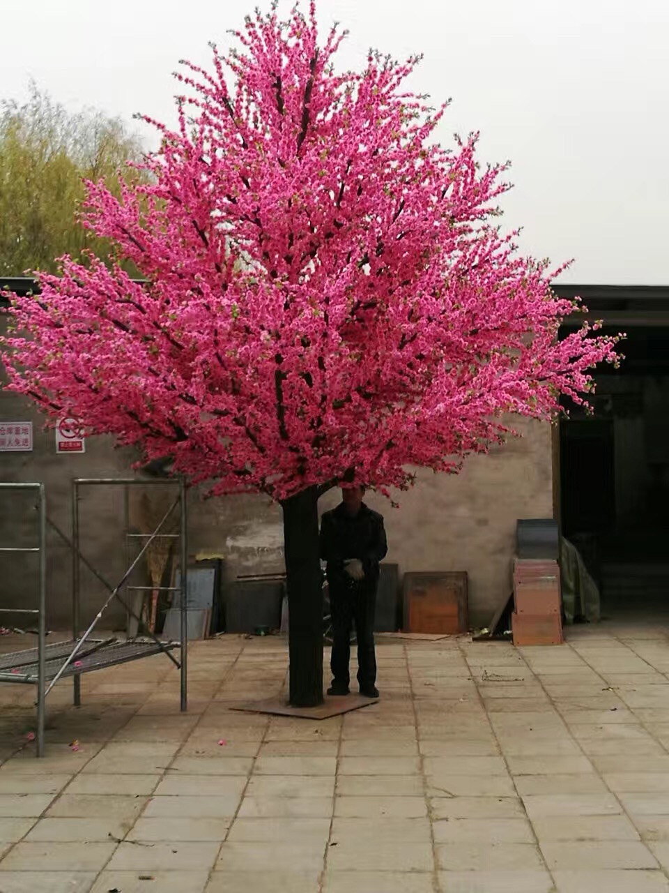 仿真桃花树-仿真桃花树厂家直销-仿真桃花树定做价格-仿真桃花树销售图片