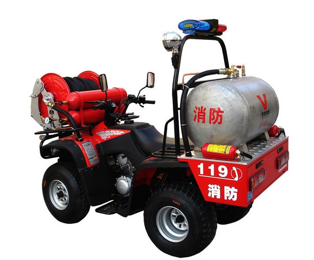 250四輪消防摩托車配高壓細(xì)水霧