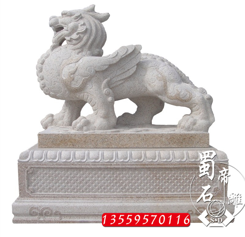 貔貅雕刻 鎮(zhèn)宅石雕貔貅 花崗巖貔圖片