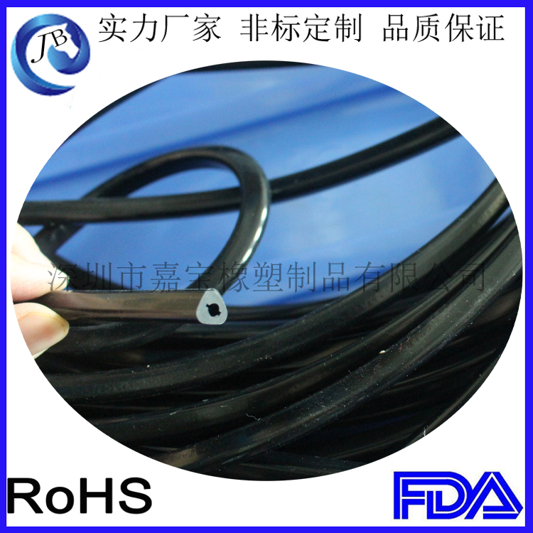 異形硅膠管 空心硅膠密封條圖片