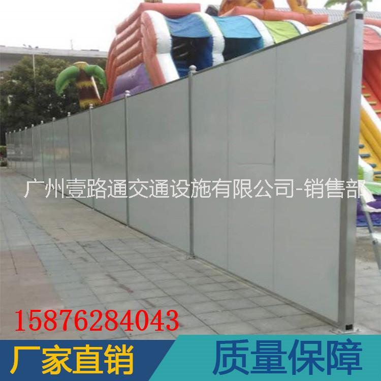 江門(mén)彩鋼夾芯板圍擋 工地安全隔離圍欄 工地臨時(shí)圍蔽板
