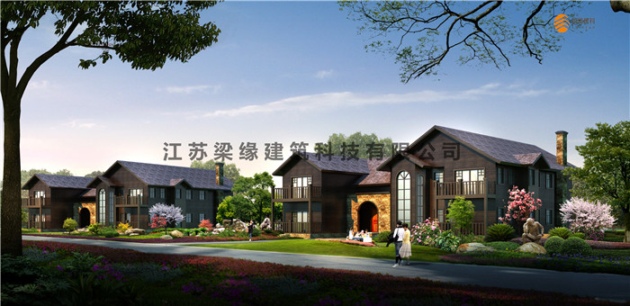 蘇州木屋別墅施工 民宿木屋造價 移動木屋批發(fā) 梁緣建科