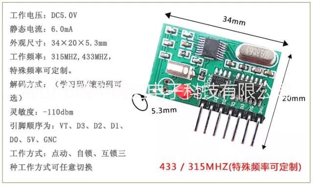 工業(yè)級模塊無線高頻接收模塊圖片/工業(yè)級模塊無線高頻接收模塊樣板圖 (3)