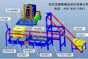 水泥预制块自动生产化机械