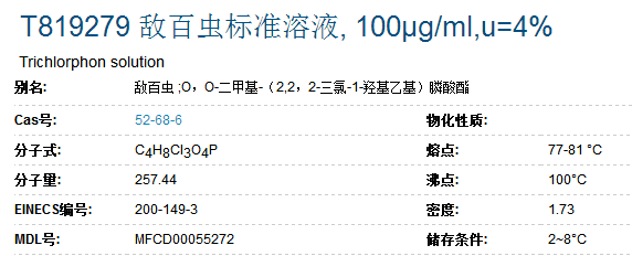 敌百虫标准溶液图片