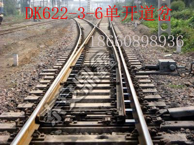 DK622-3-6單開道岔圖片