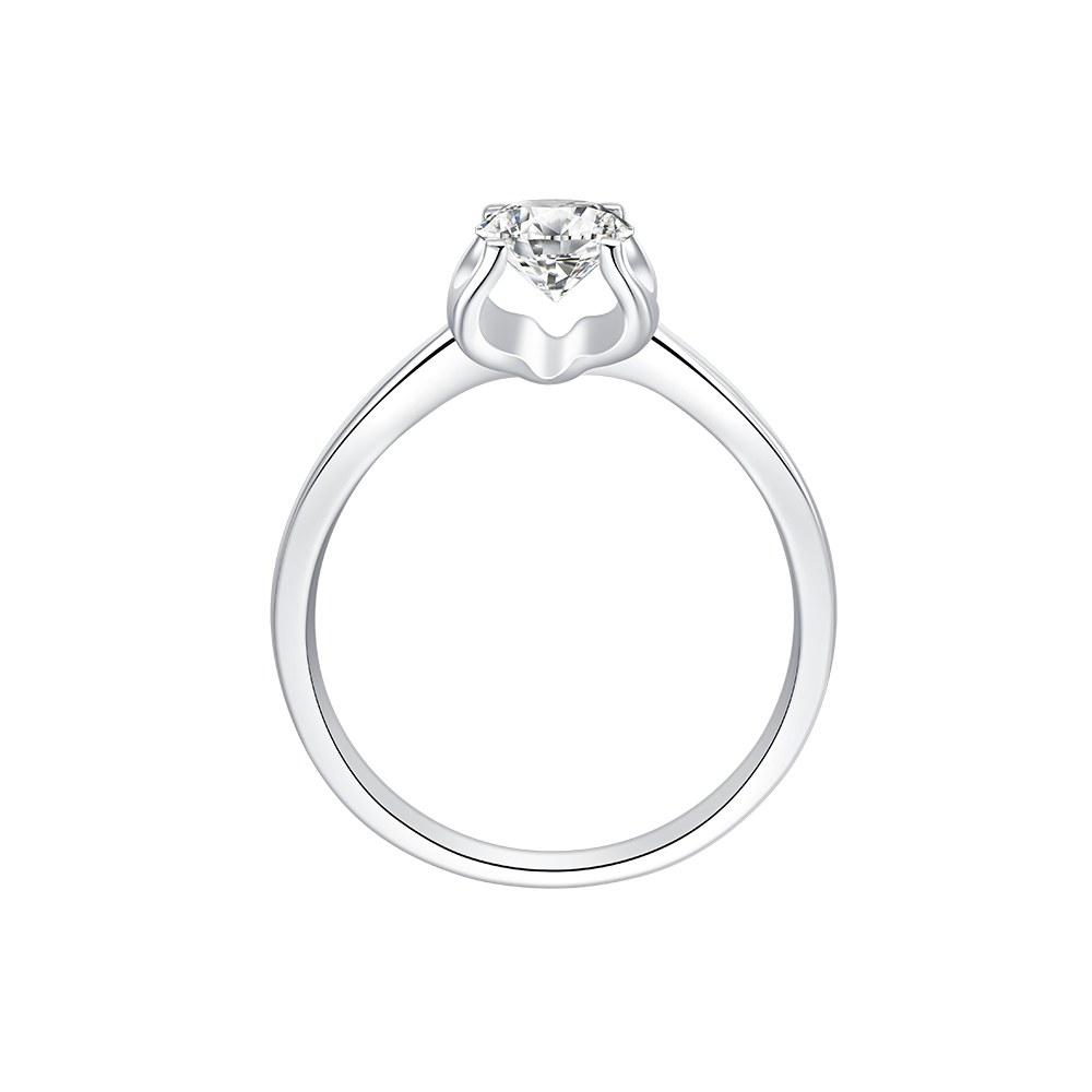 鄭州瑪麗萊鉆戒之Forever系列時(shí)光白18K金30分I色結(jié)婚鉆戒