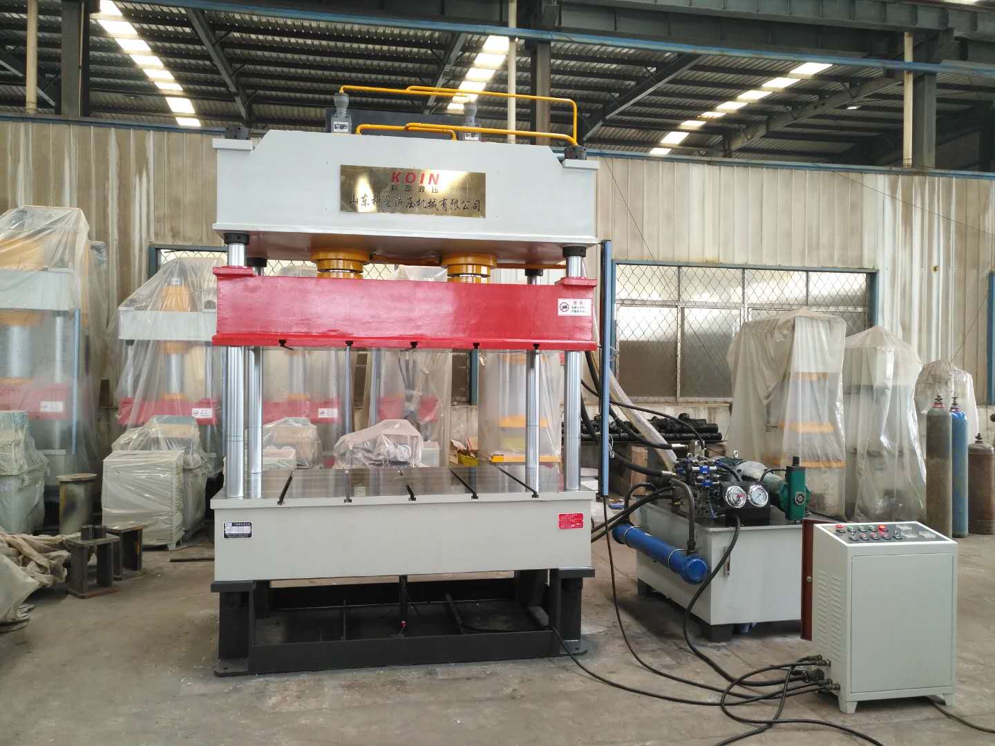 三梁四柱500噸液壓機 各噸位油壓機 長年定制 500噸油壓機