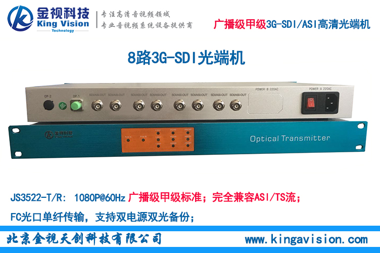 8路双向SDI高清光端机图片